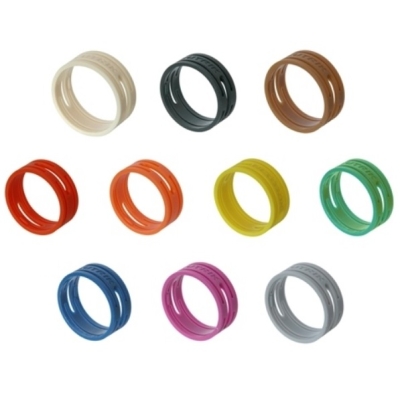 Голубое маркировочное кольцо для разъемов XLR серии XX